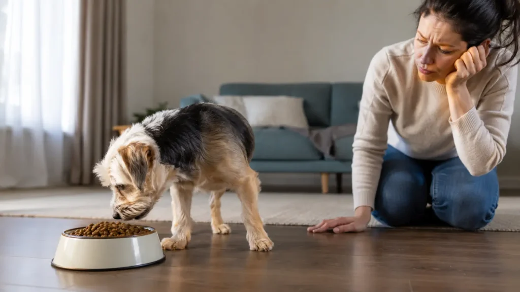 Picky dog refusing to eat dry dog food